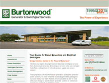 Tablet Screenshot of burtonwoodgroup.com